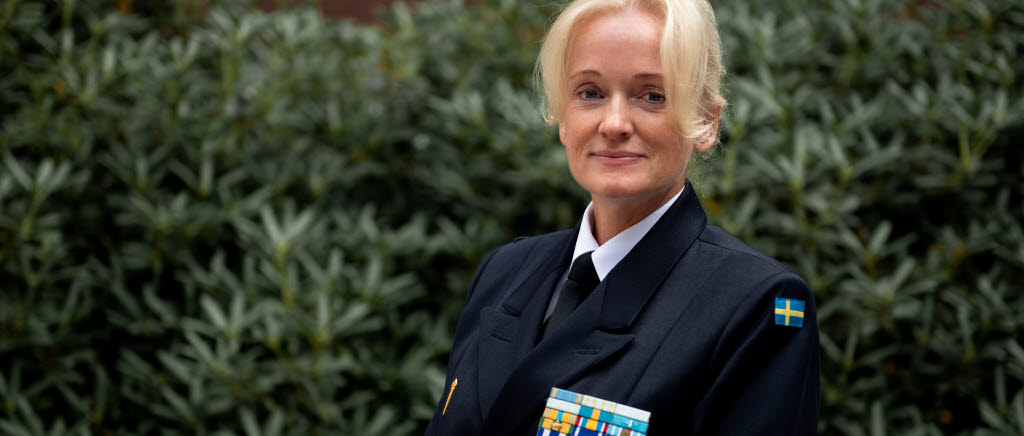 Lena Persson Herlitz, chef för ledningsstabens inriktningsavdelning.
