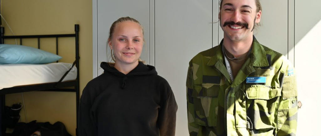 Två soldater på logement