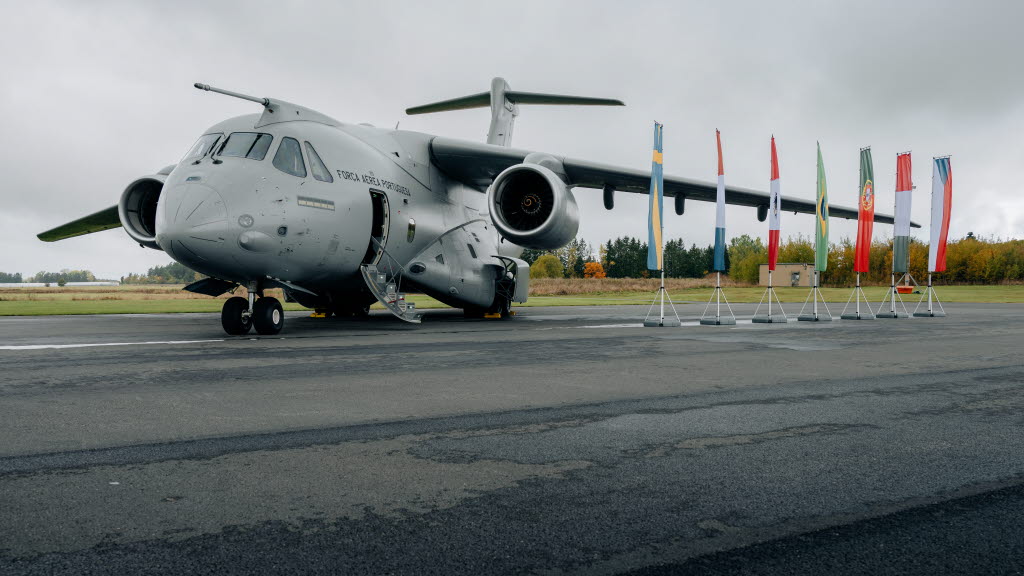 Ceremony for the Air Force’s New C-390 Transport Aircraft