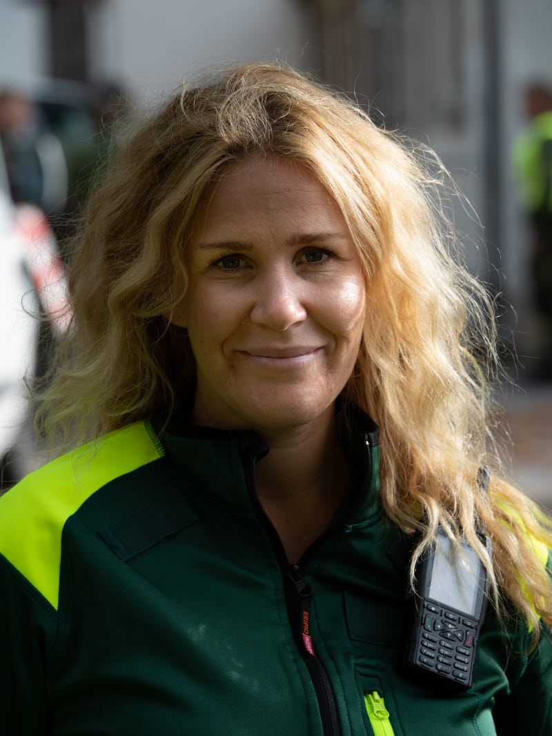 Julia Nyström som är ambulanssjuksköterska från Region Gotland.