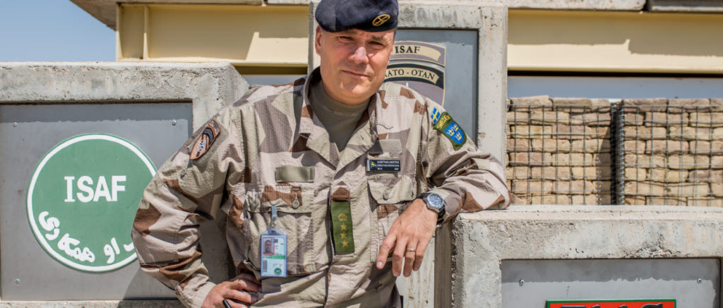 Överste Landström är operationsledare på det som nu heter TAAC N där samtliga Isafs operationer i norra Afghanistan leds.