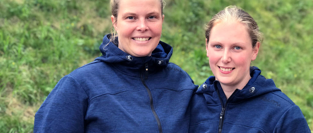 Anna Normann, Lv 6 och Sara Miebach, FMTS är Halmstads hopp inför World Military Games i Kina. 