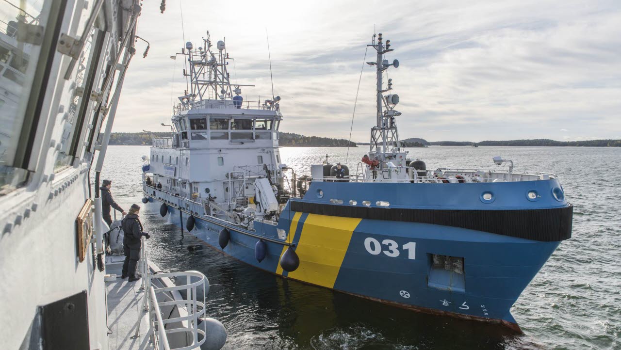 Samverkan med Kustbevakningen under Marinövning Höst 23