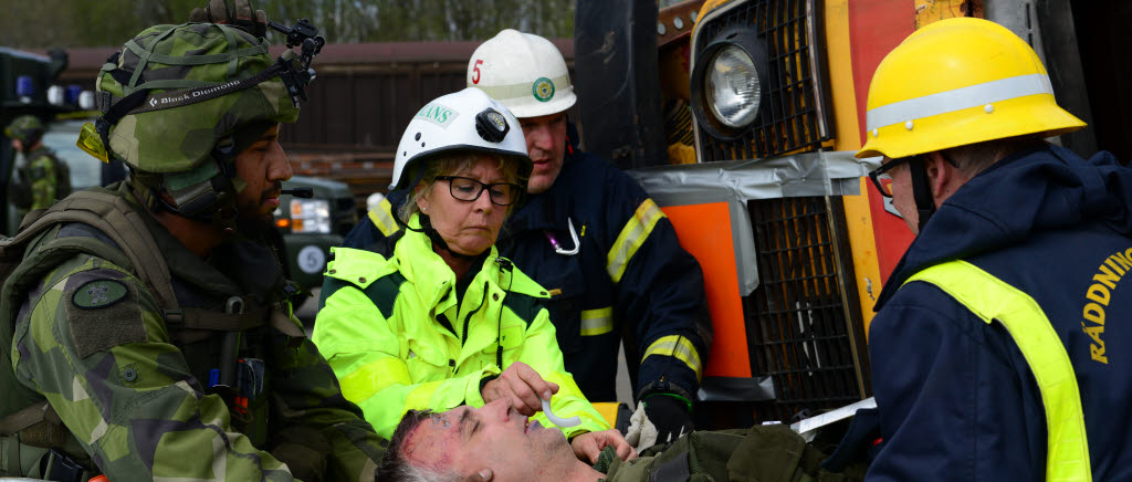 Explosiv händelse testar totalförsvaret