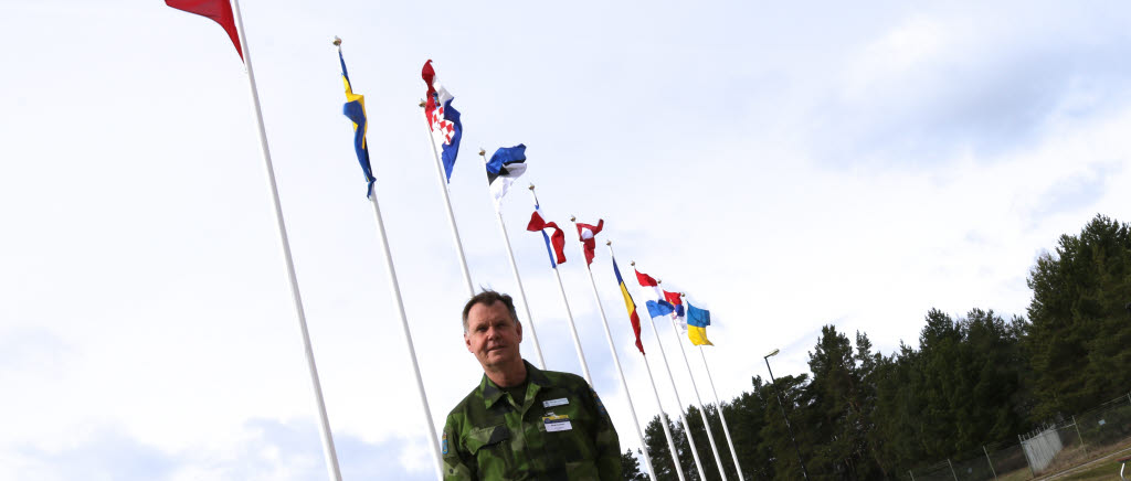 Brigadgeneral Bengt Axelsson, övningsledare CJSE