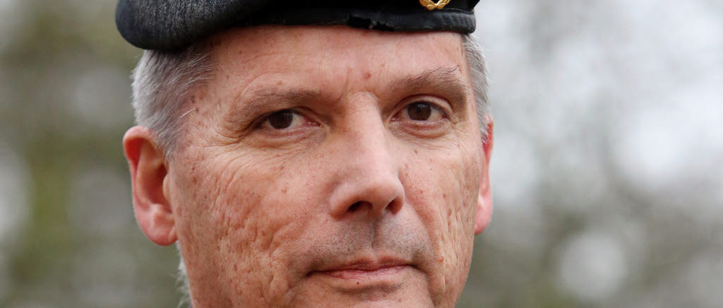 Chefen för Militärregion syd, överste Jan Pålsson
