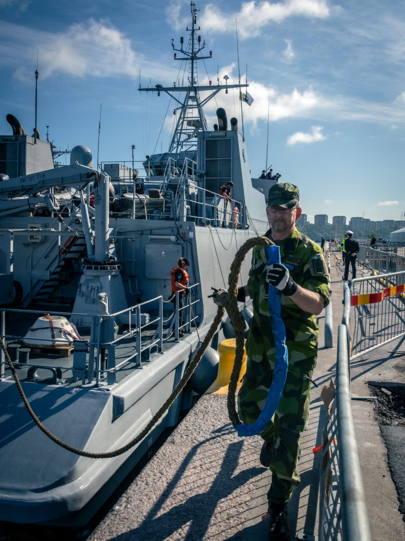 Den 2-6 juni förtöjde ett 40-tal örlogsfartyg i Stockholm, dels för att delta i övningen Baltops men också för att fira Marinens 500-års jubileum.
