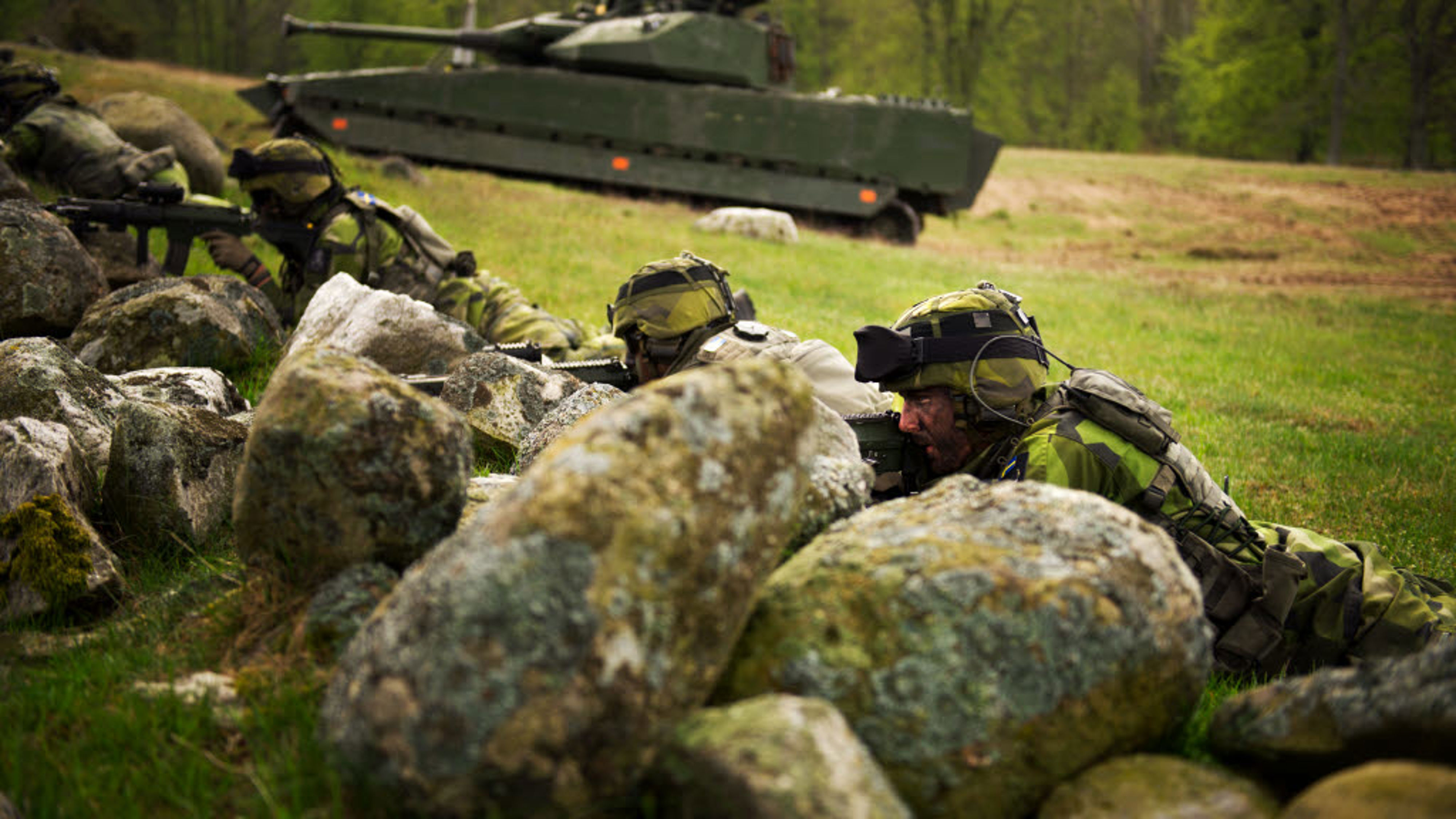 Markstridsskolan testar sina förmågor.