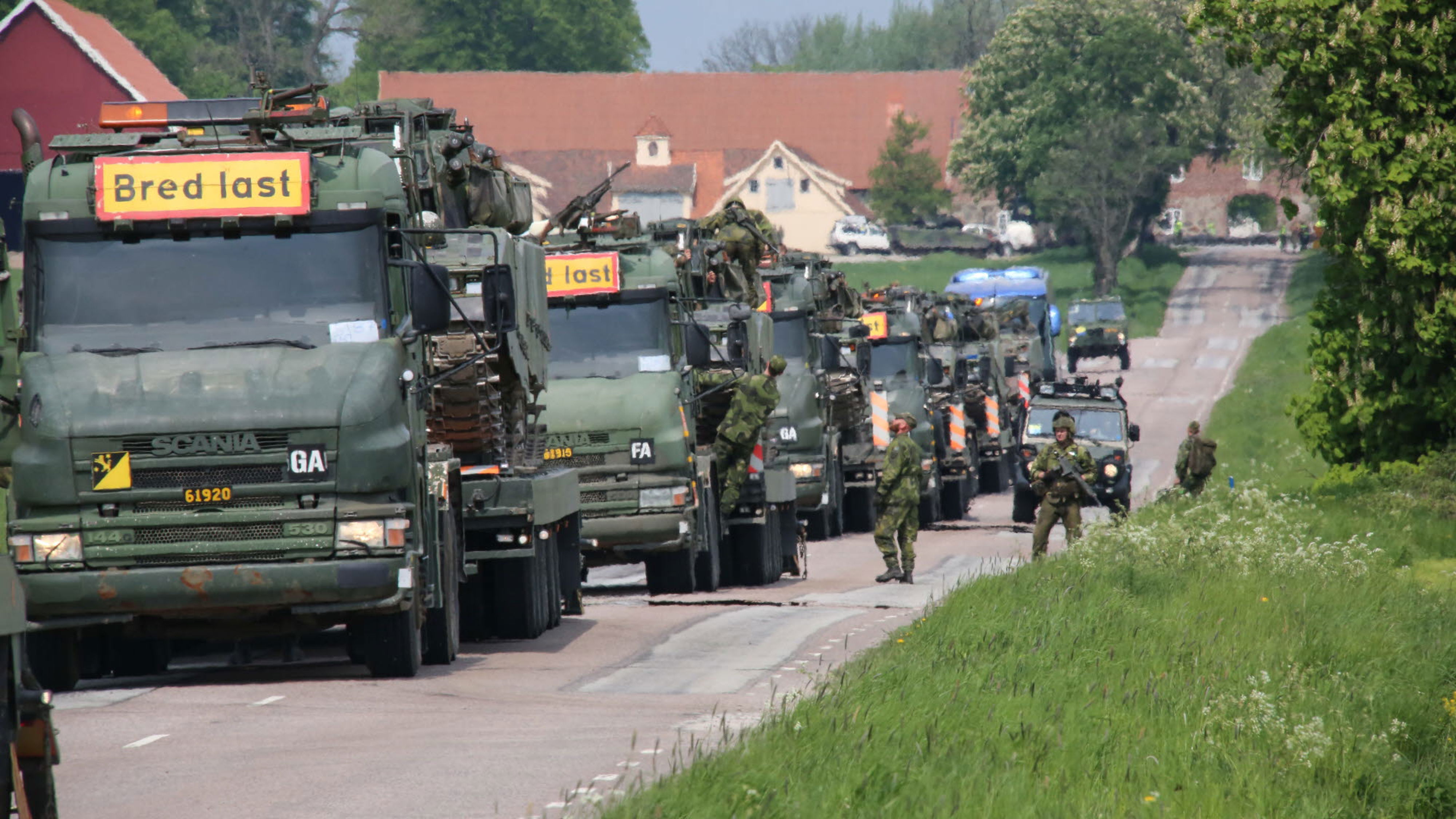 Operativ transport under Våreld 2017.