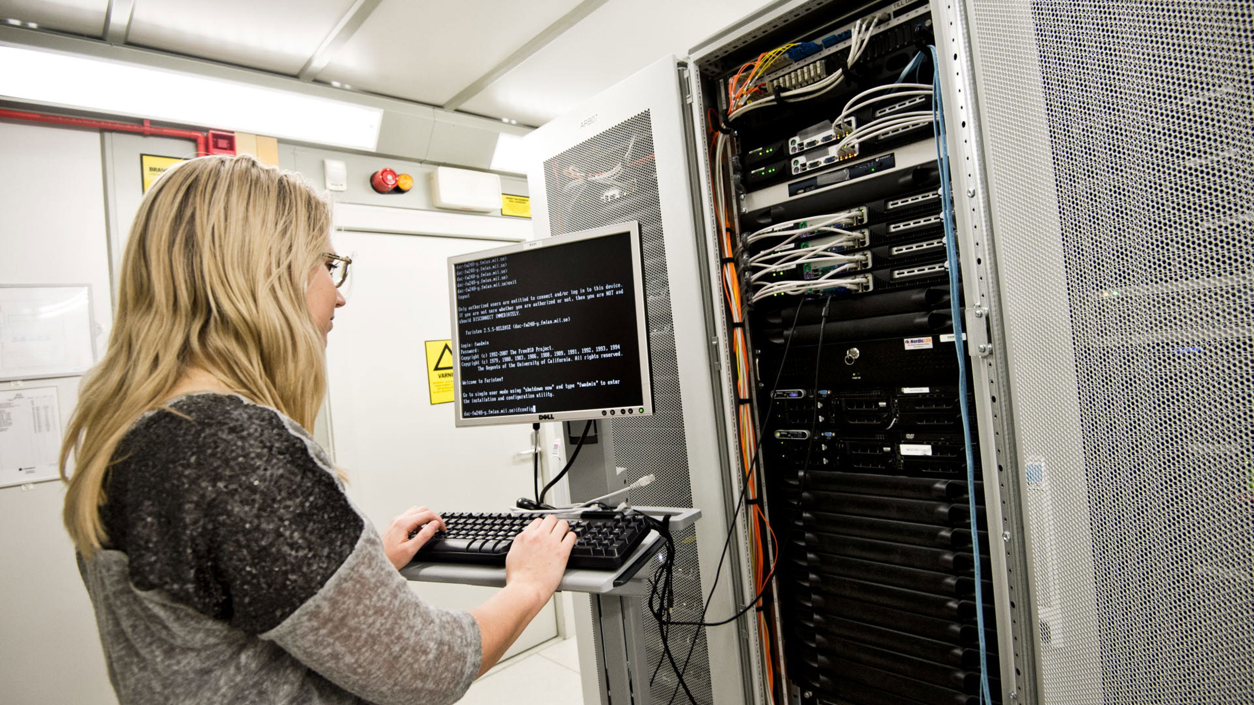 Systemenheten är tekniskt ansvarig för all materiel i fasta ledningssystem.