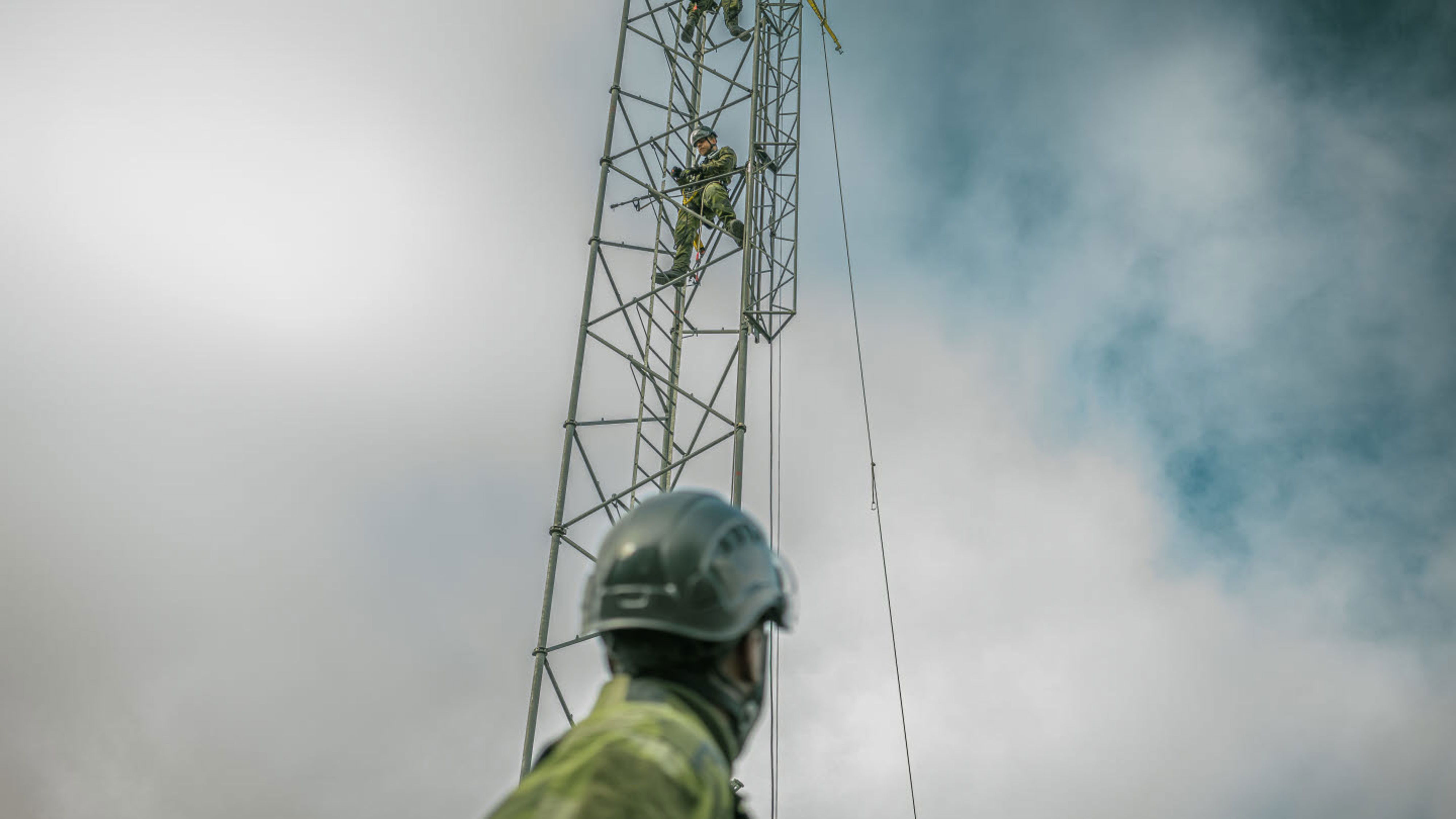 Mastklättrare från 8:e OpE på LedR.