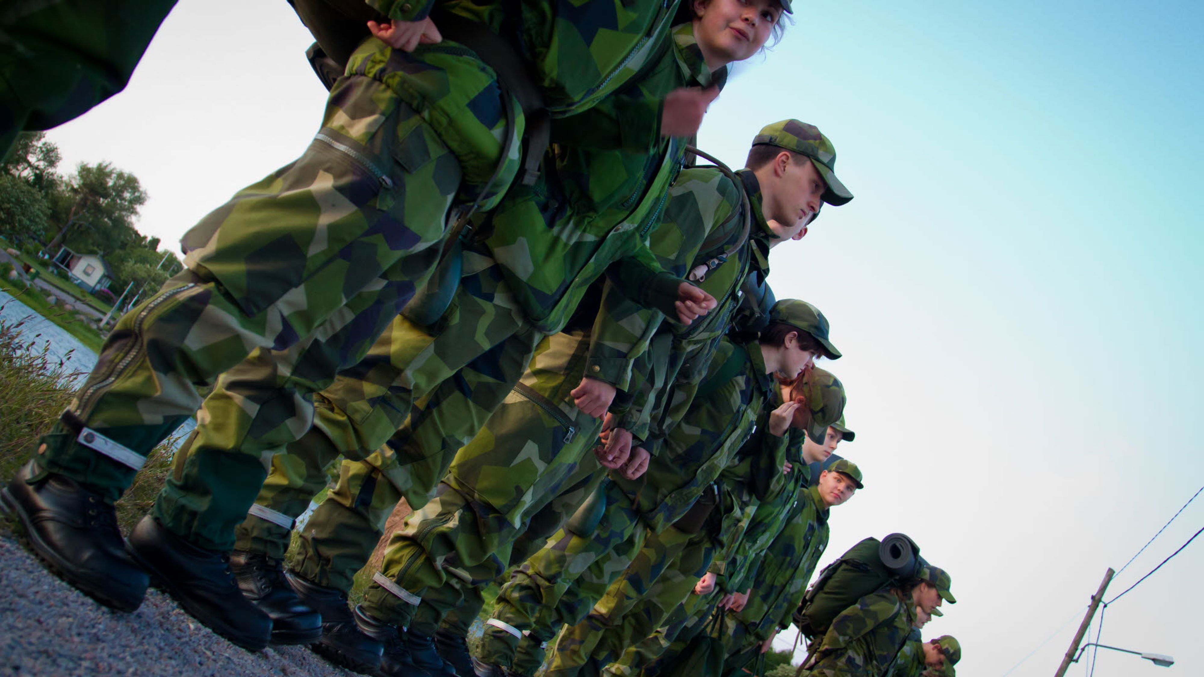 Ungdomar på sommarkurs.