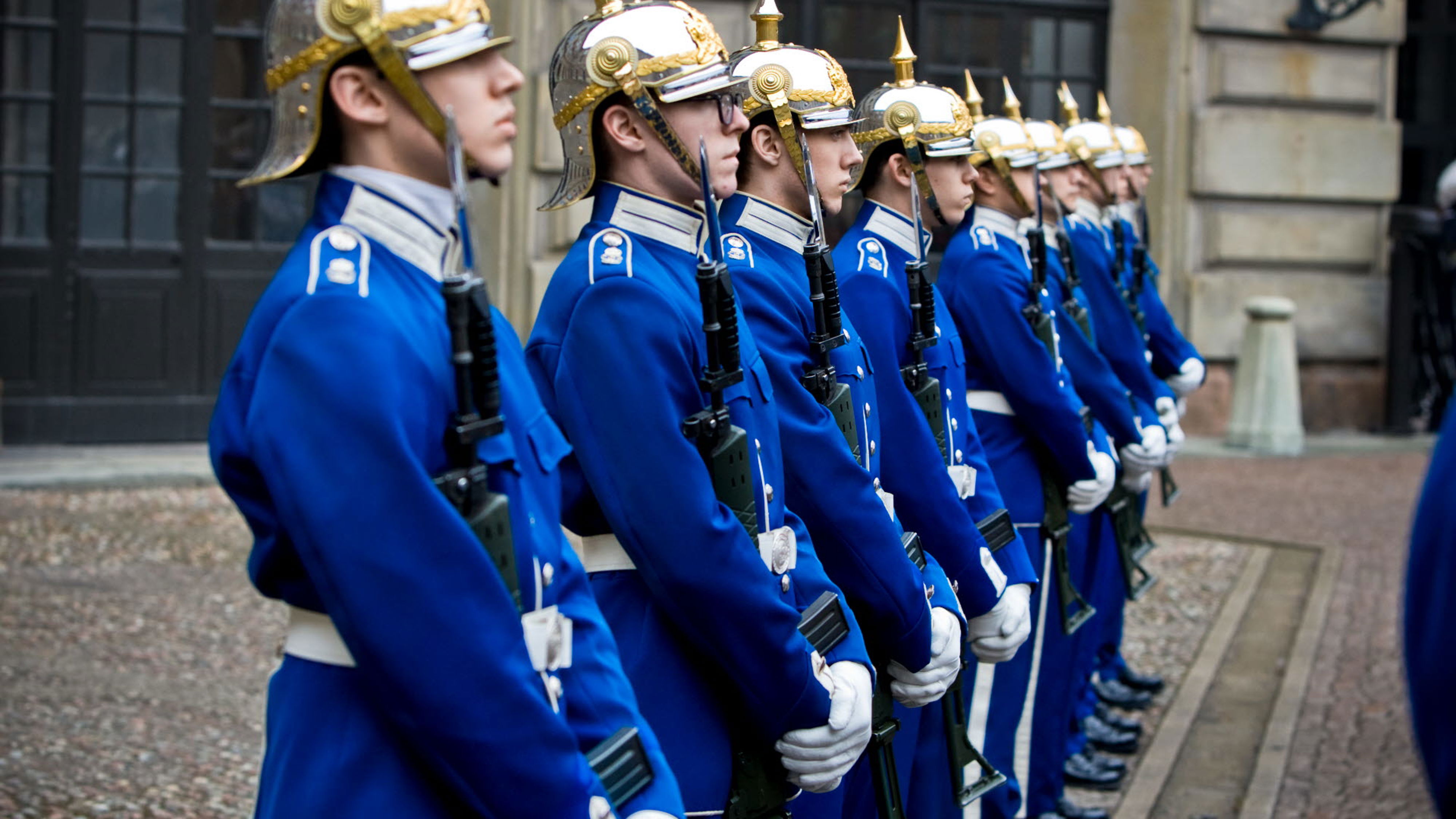 Högvakten på Stockholms slott.