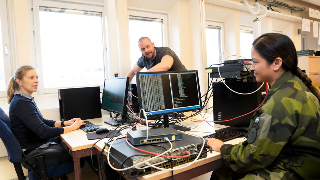 Civilingenjörer inom IT med olika specialistområden.