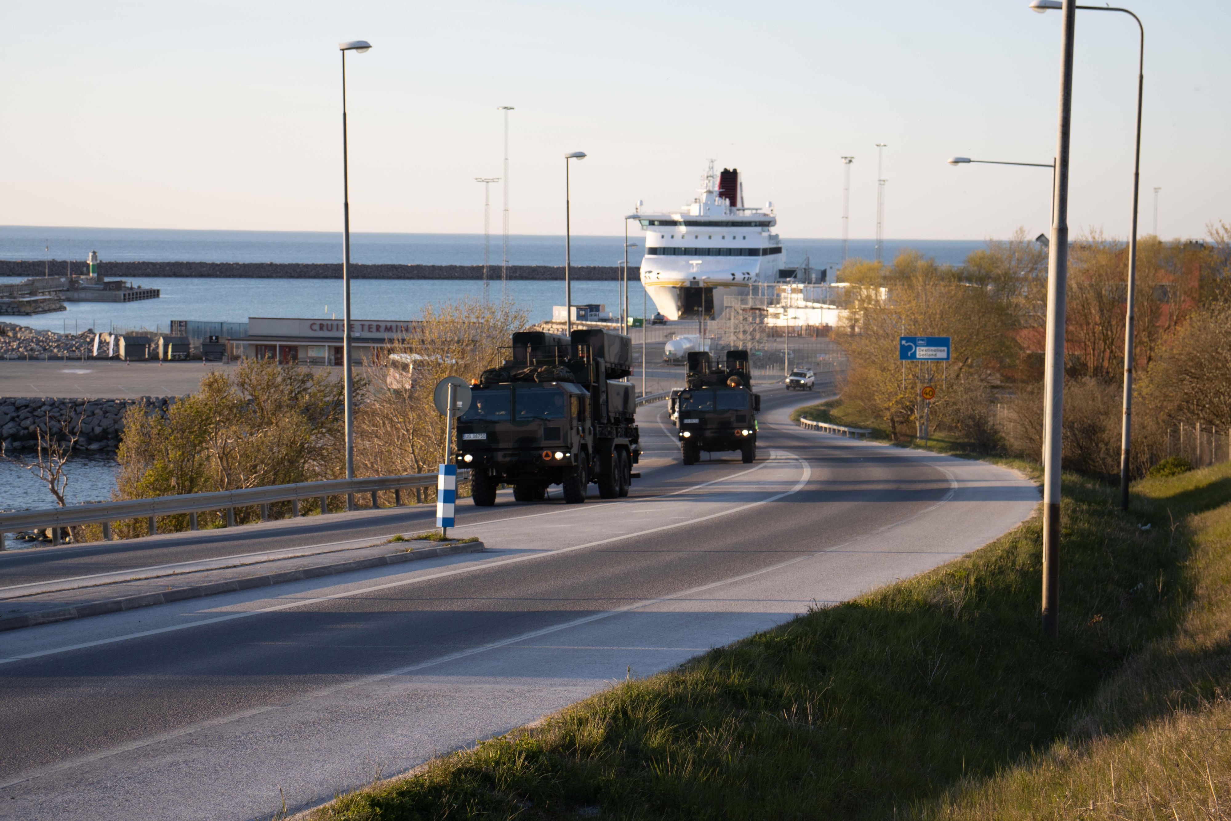 Militärfordon under Aurora 23