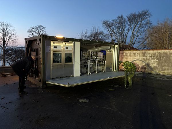 Förvarsmaktens steriliseringscontainer