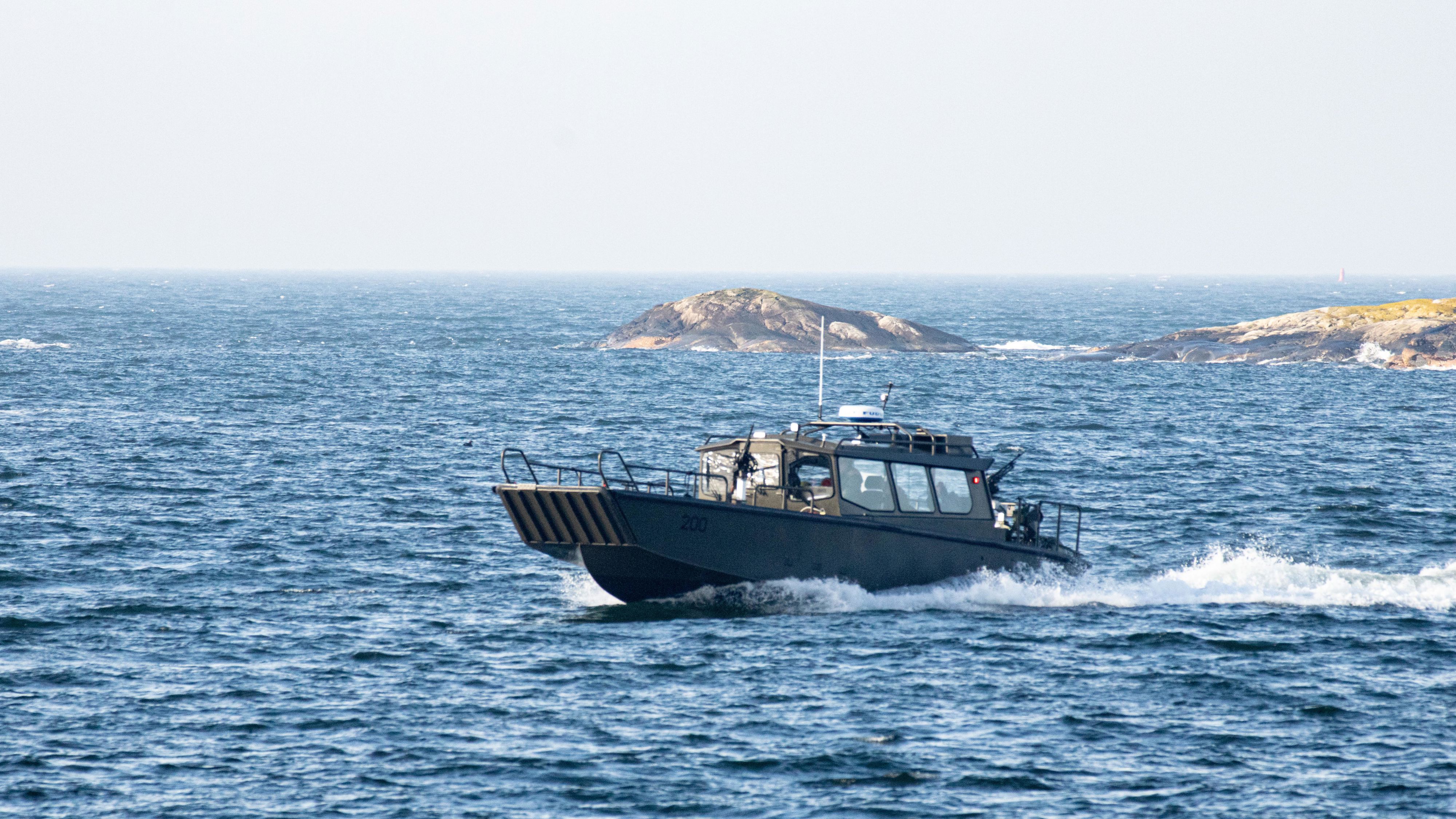 Den nya båttypen MSMB 200 testades i förbandsmiljö av 43. Hemvärnsbataljonen i Göteborg.