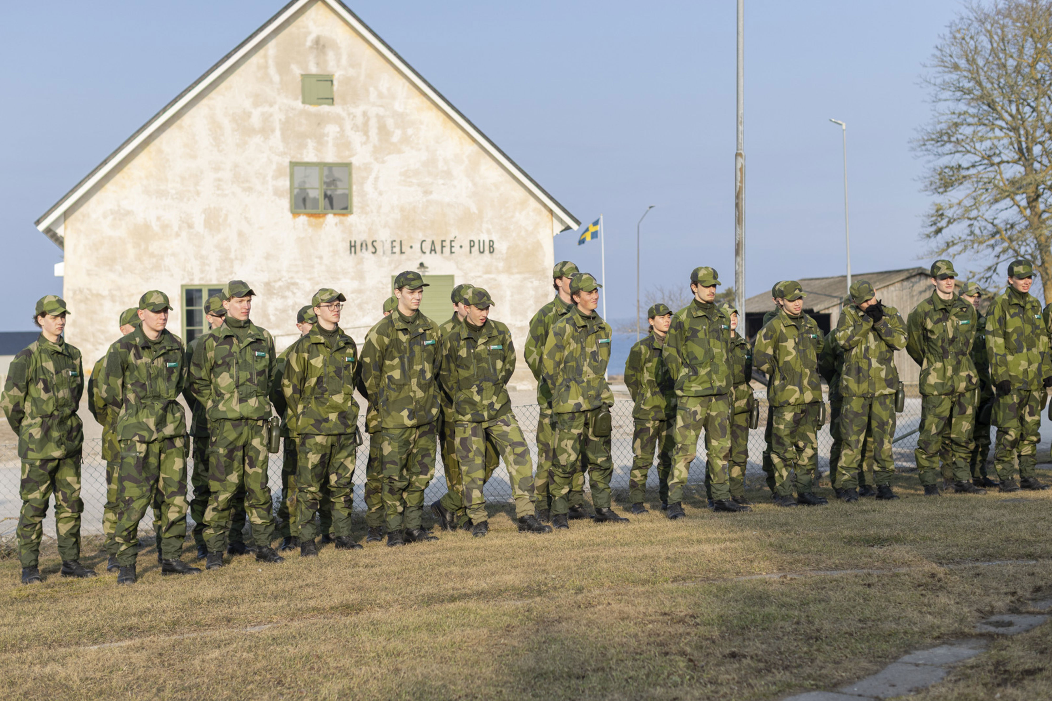 Inryck i Fårösund i mars 2026.