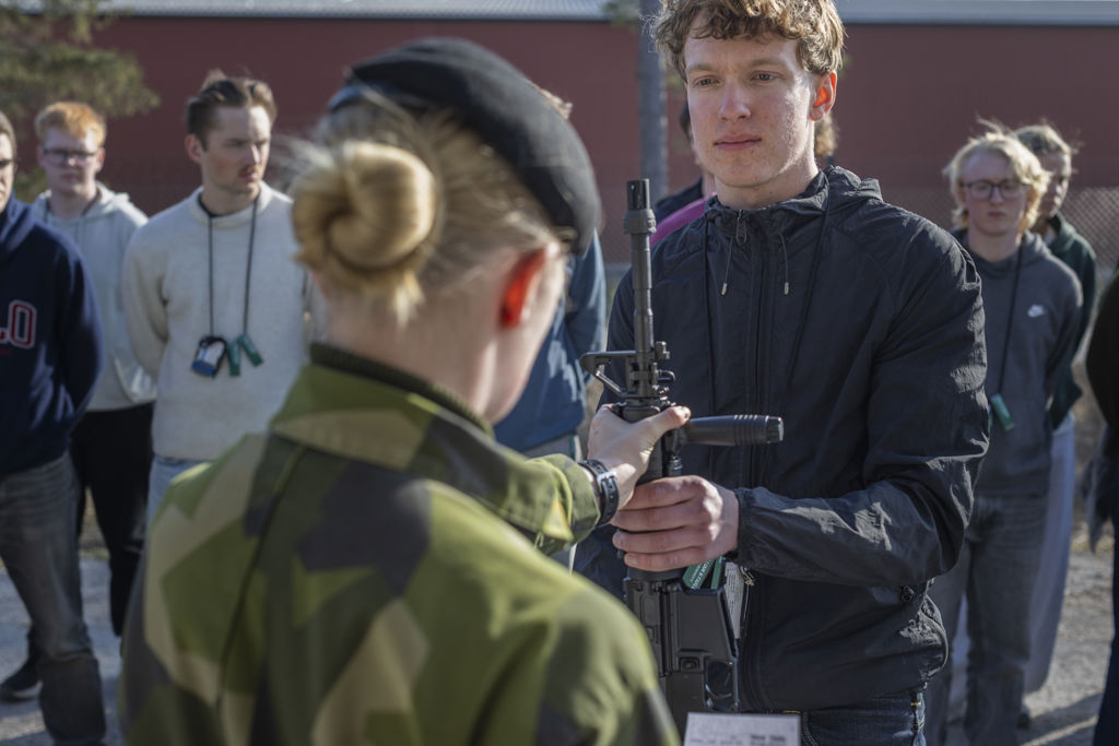 Värnpliktig vid inryck