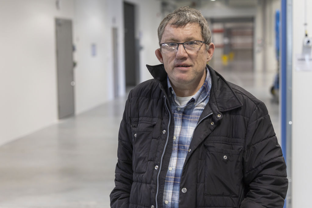 Magnus Fransson, ställföreträdande chef för försörjningsavdelningen på Gotlands regemente.