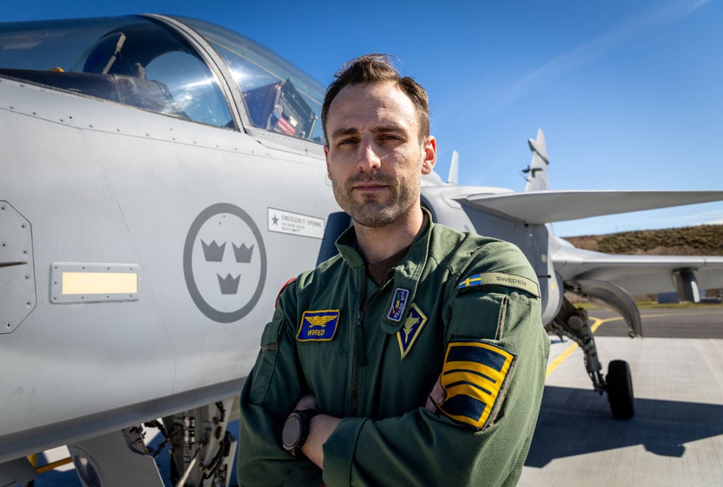 Robin Ohlsson, överstelöjtnant och divisionschef vid Blekinge flygflottilj, ledde divisionen som övade att operera på kortbana