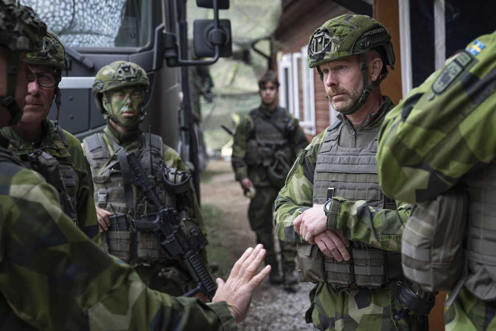Överste Andreas Gustafsson är chef för P 18 och Stridsgrupp Gotland.