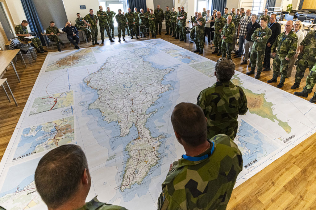 Fältövning för Stridsgrupp Gotland