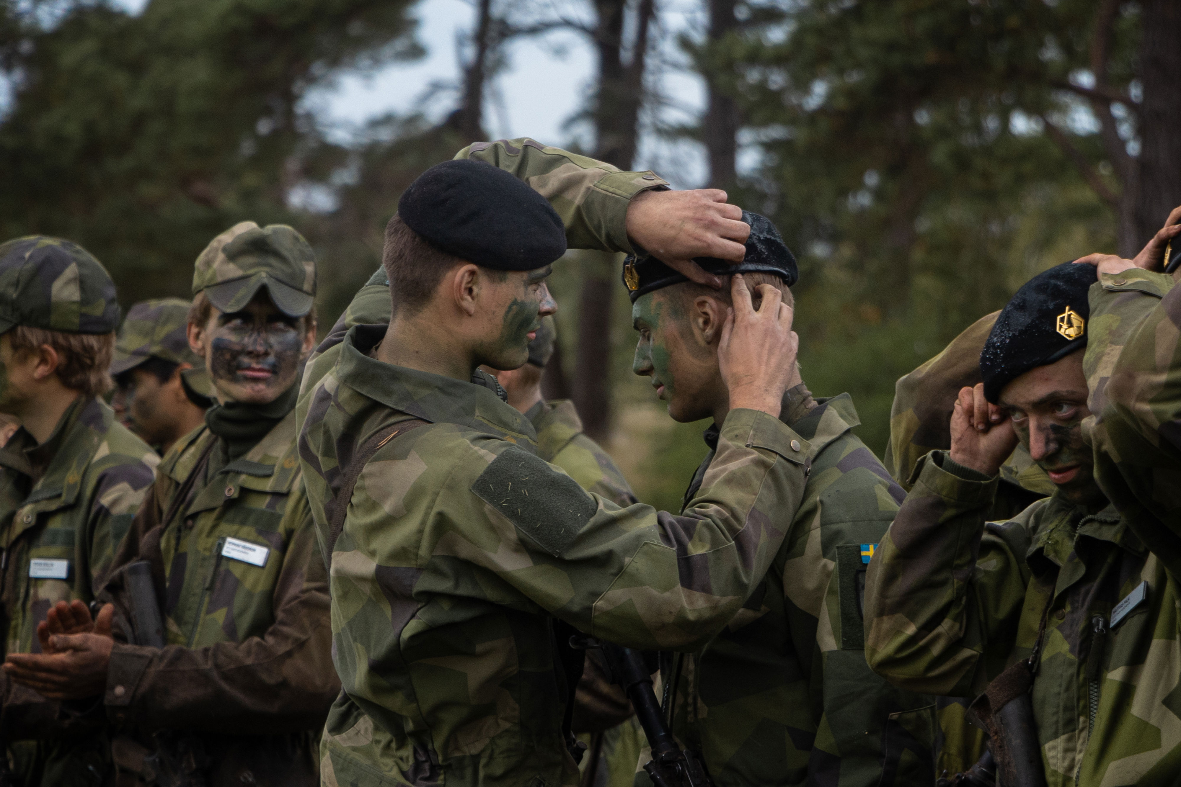 Baskerprovet avslutades med en ceremoni på Södra Hällarna.