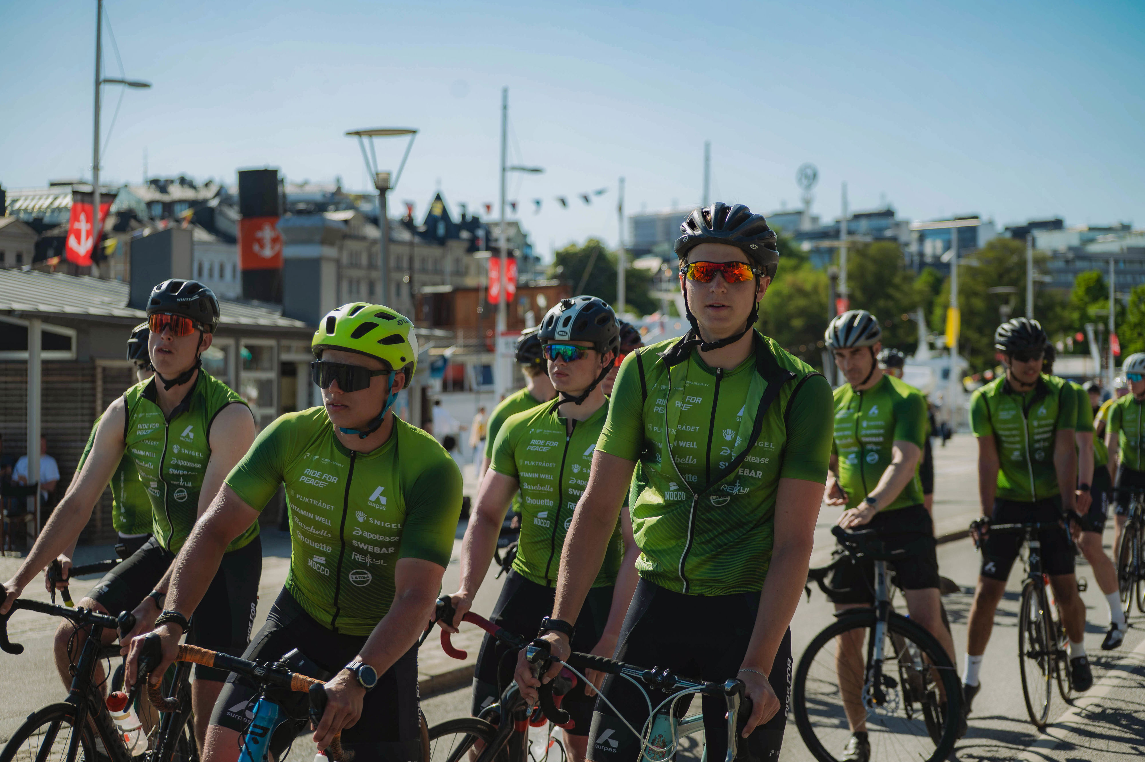 Cyklister i cykellopp