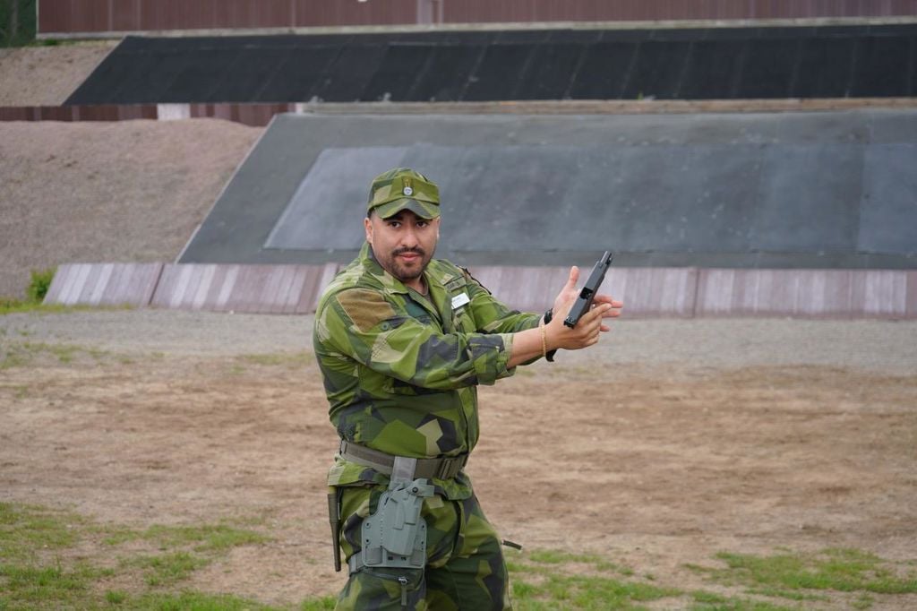 Skjututbildning med pistol