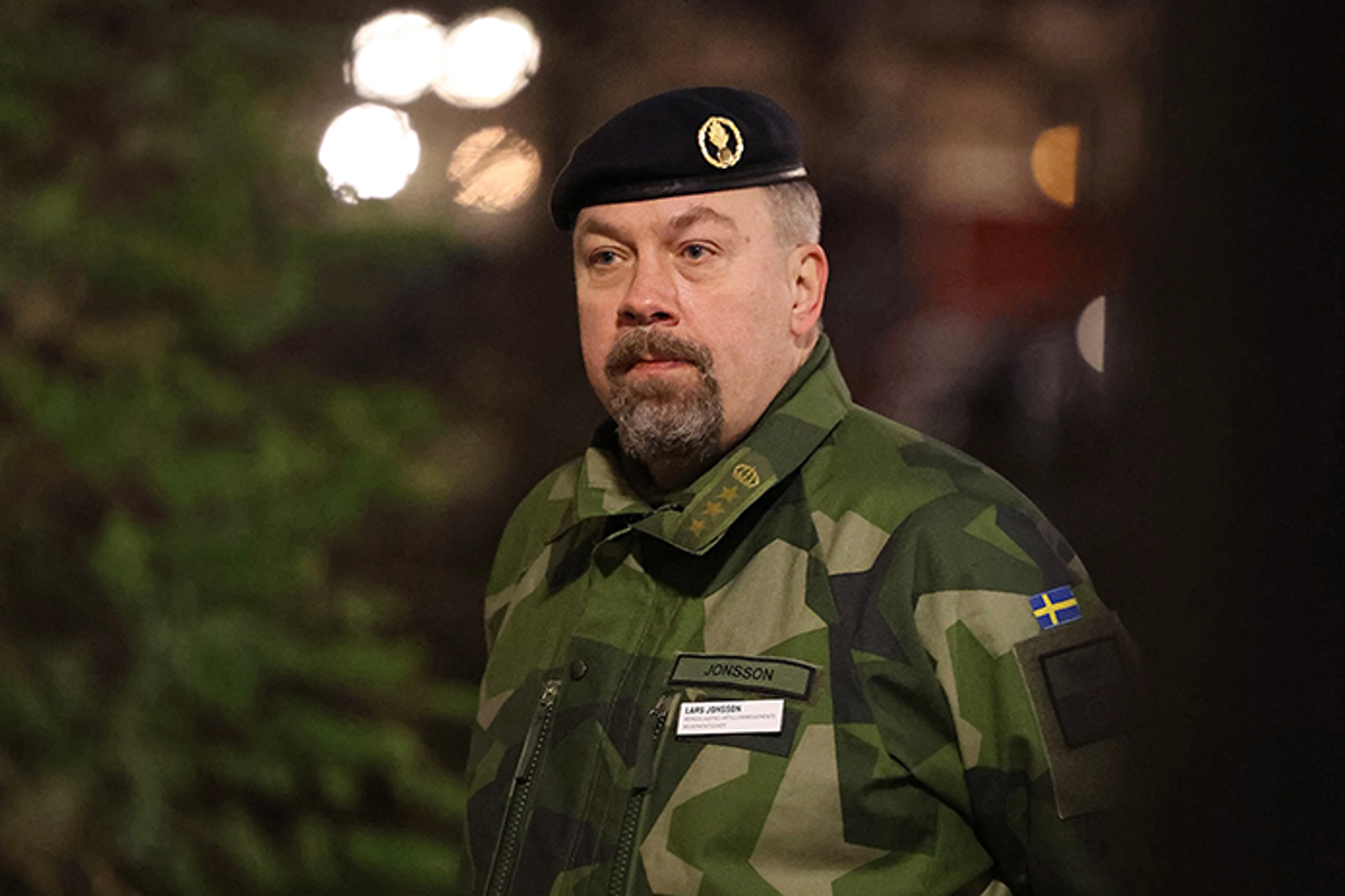 man i militäruniform