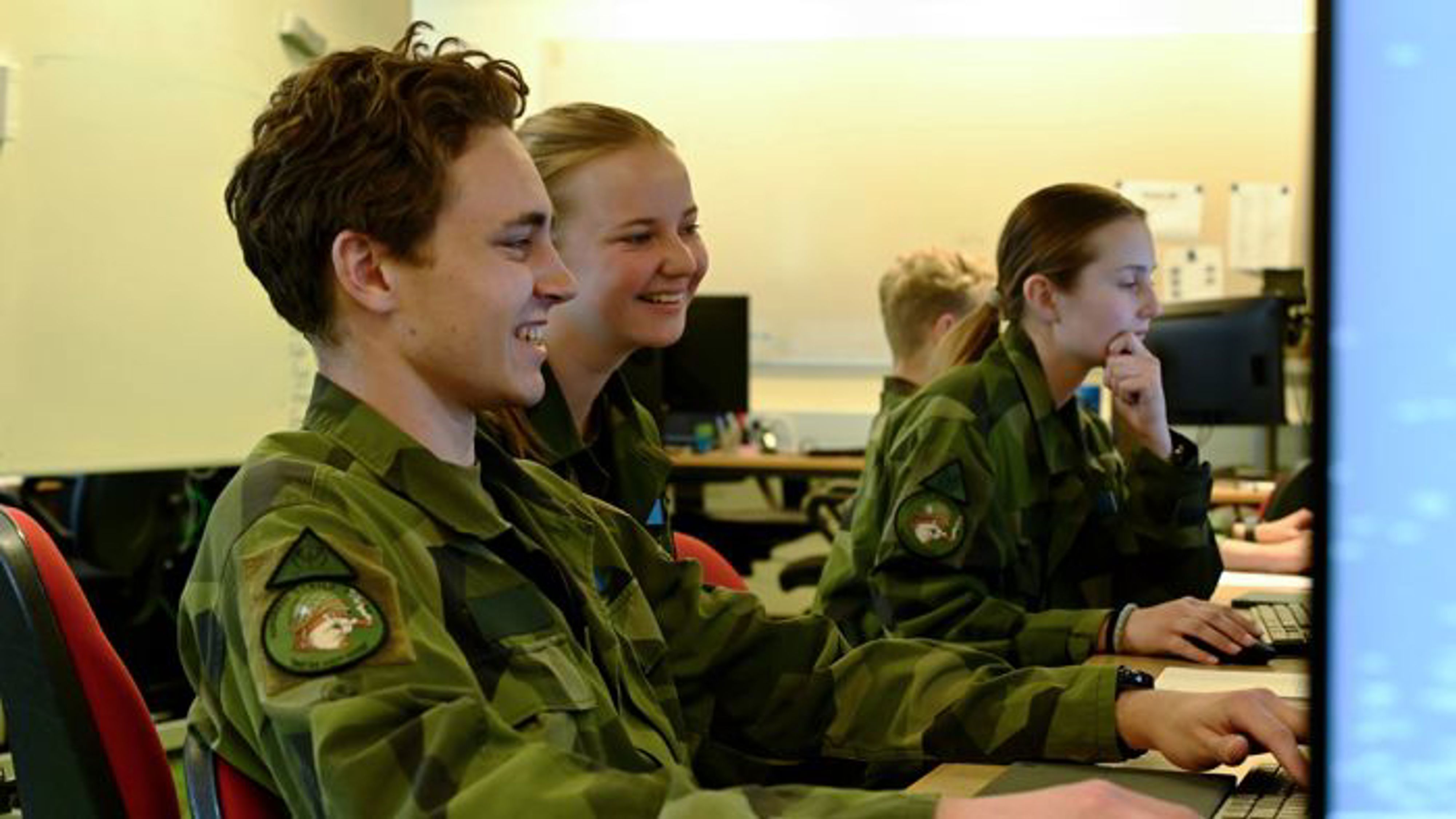 För kadetterna och de värnpliktiga som deltog innebar övningen ett nytt sätt att arbeta.