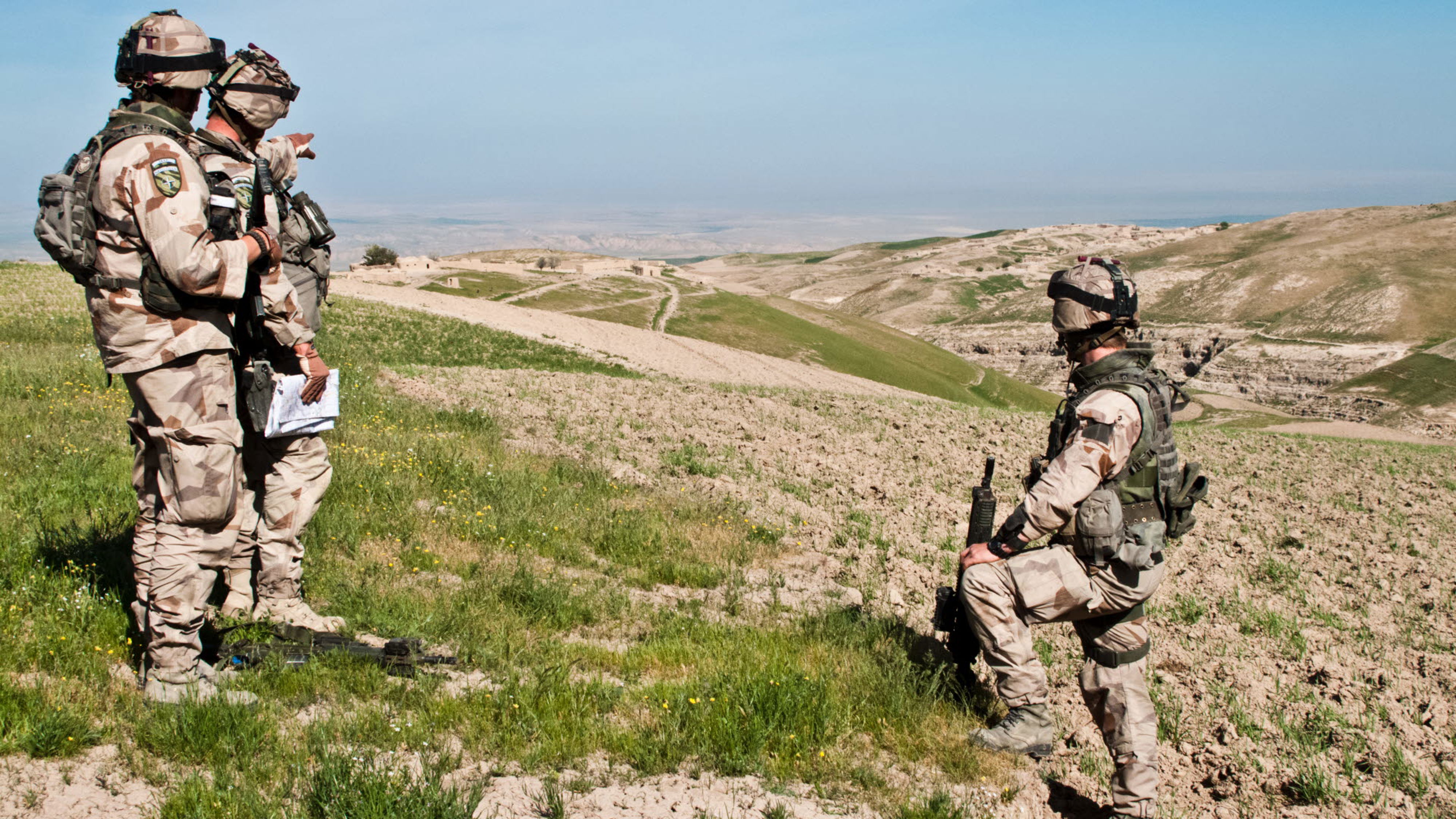 Soldater i Afghanistan.