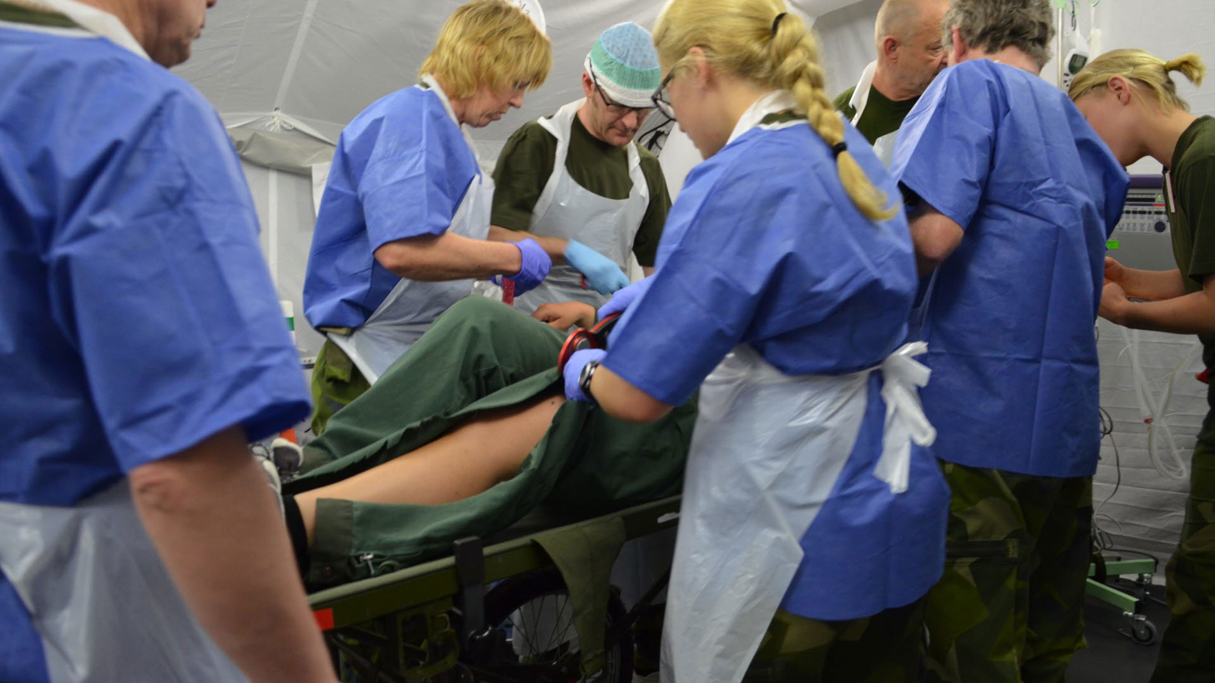 Kirurgiplutonen ska kunna genomföra upp till tolv kirurgiska ingrepp under ett dygn.