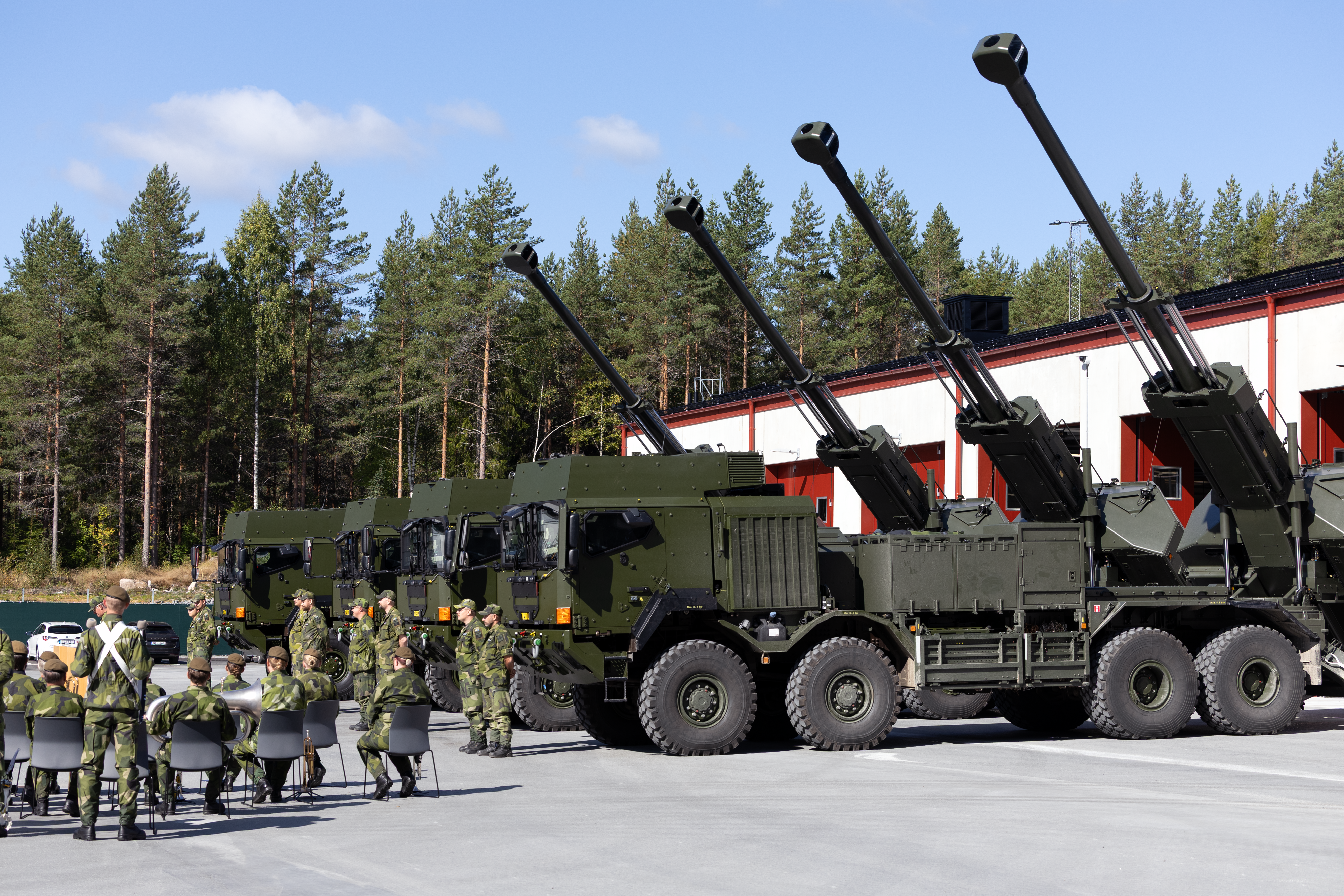 Överlämningsceremoni av Archer 8x8