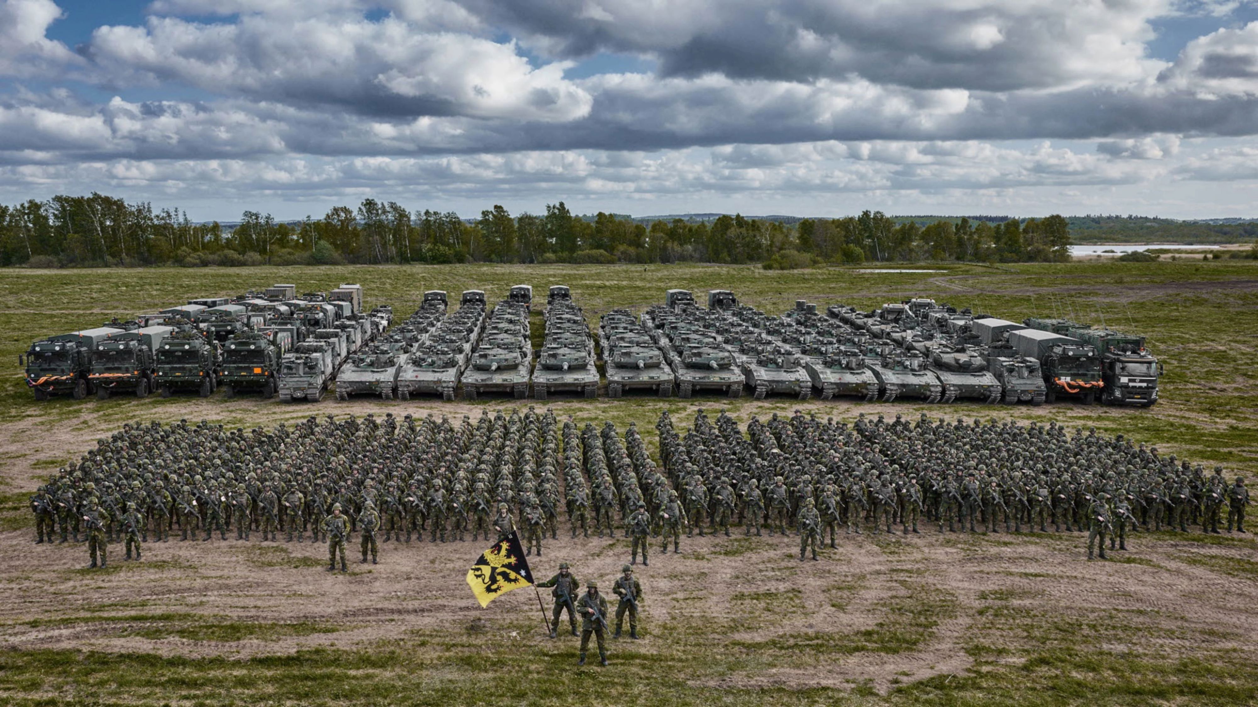 Gruppbild 42:a pansarbataljonen 2022.