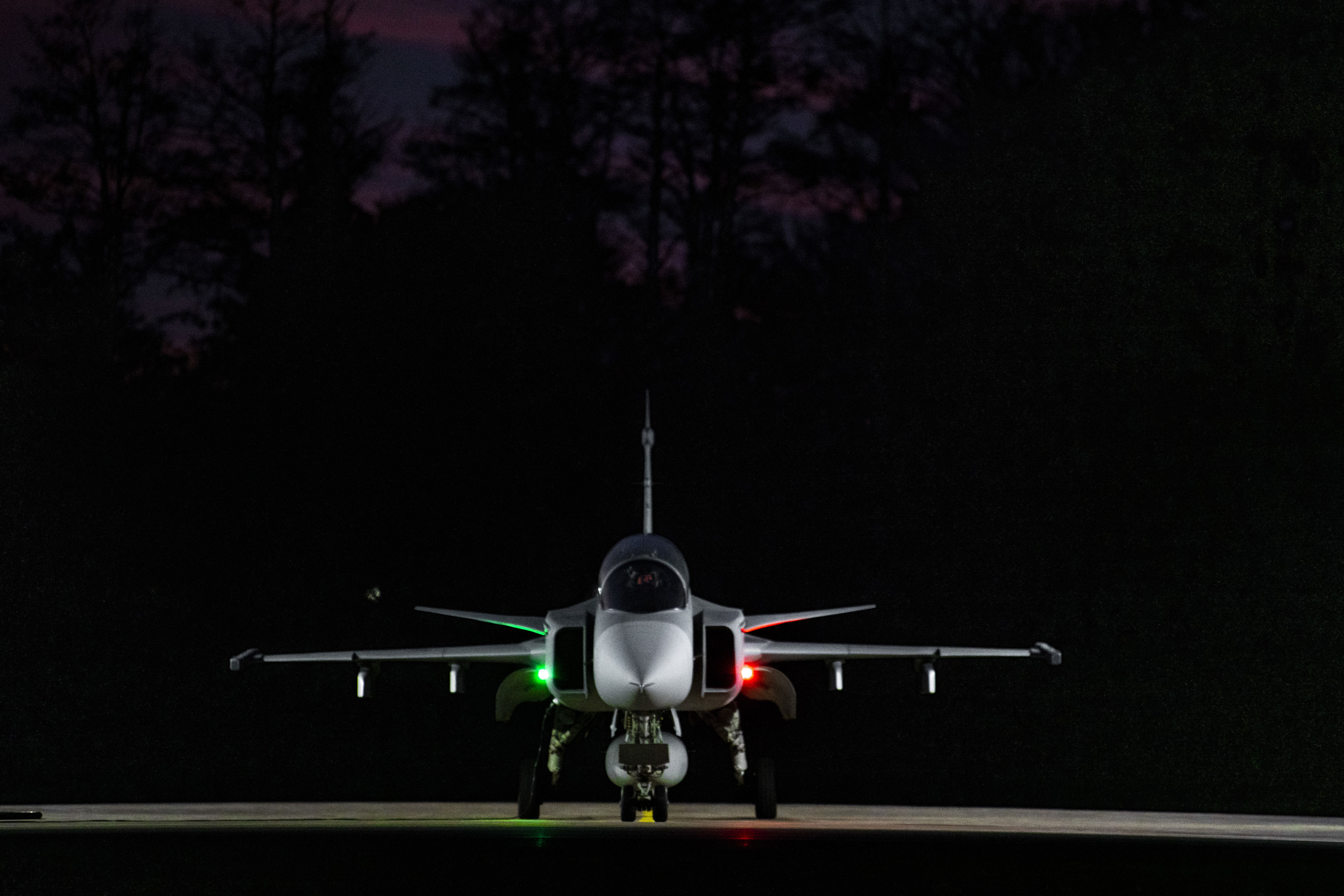 Mörkerflygning med JAS 39 Gripen