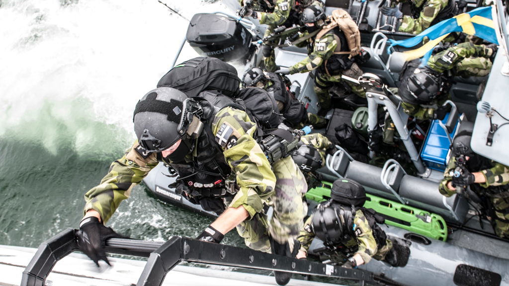 I 17:e bevakningsbåtkompaniet ingår bordningstroppen.