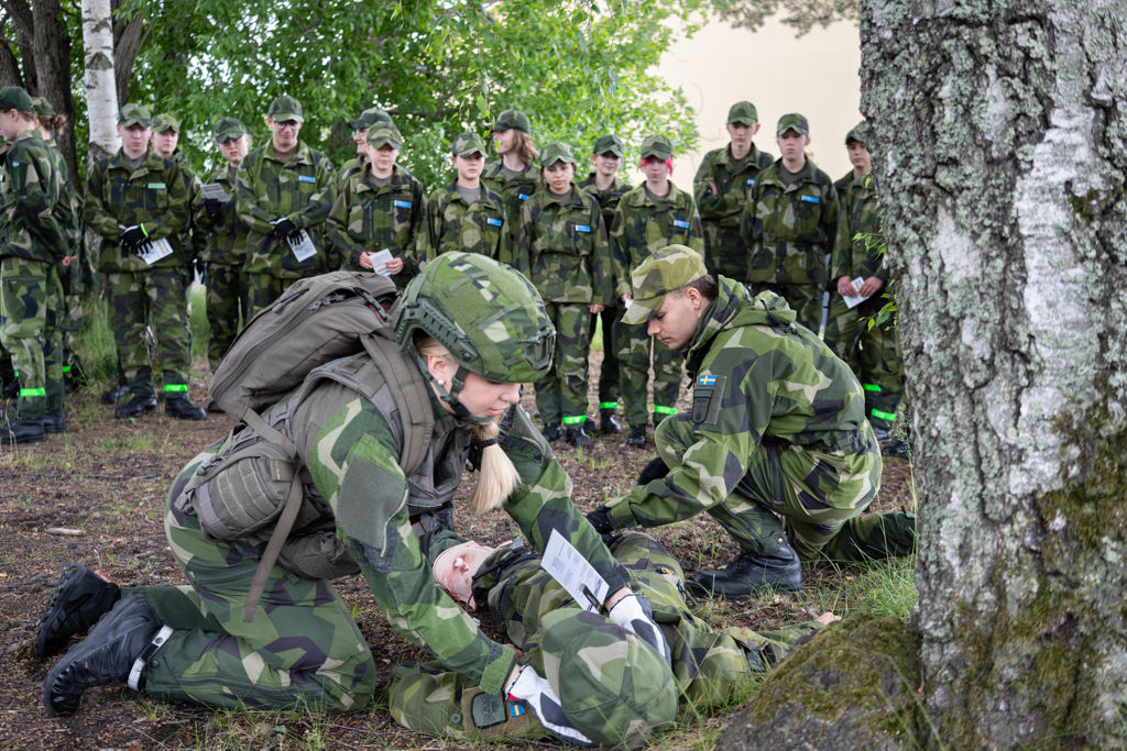 Prao-elever har genomgång i sjukvård.