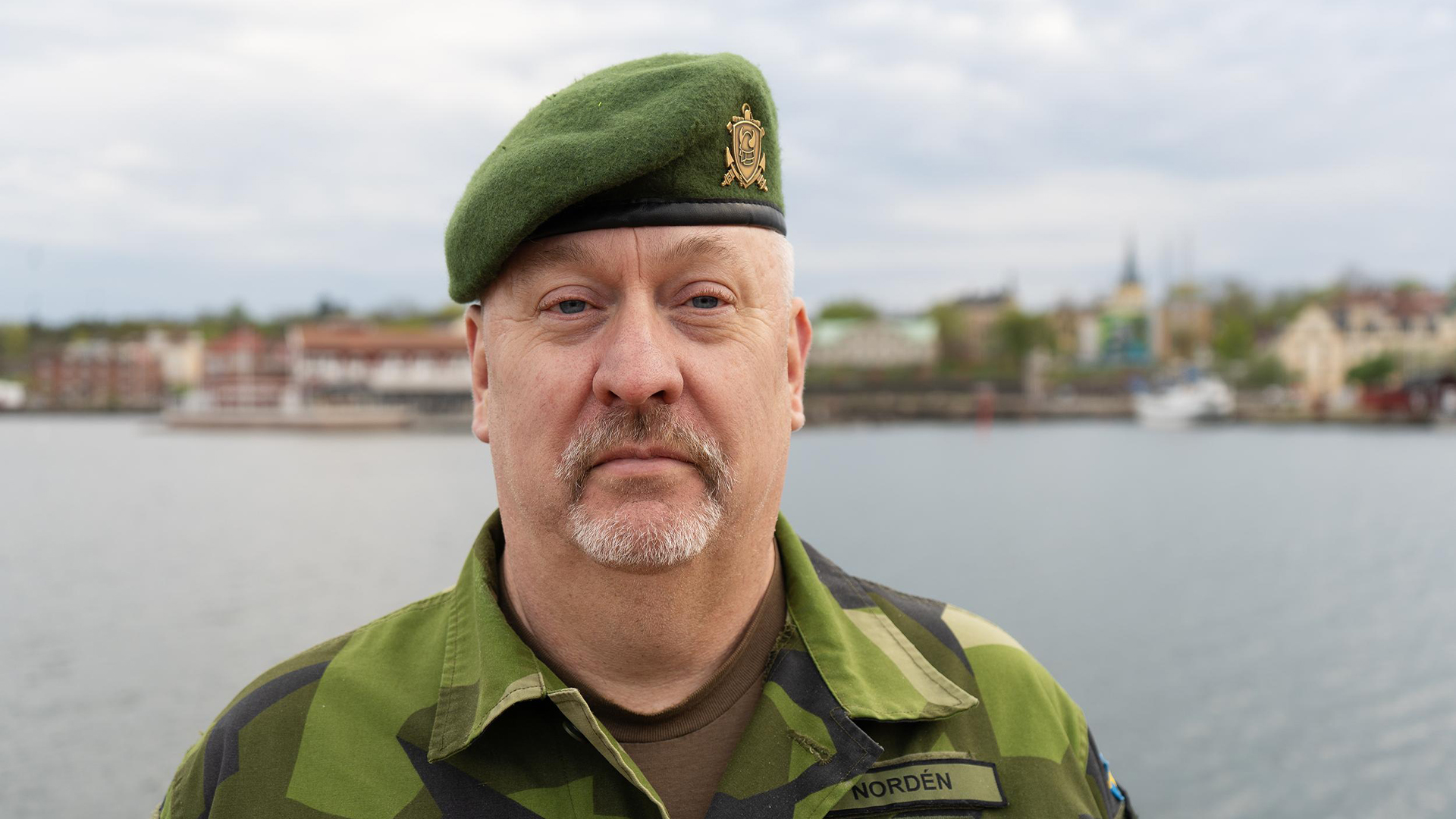 Överstelöjtnant Andreas Nordén, chef för transportenheten på Försvarsmaktens logistik