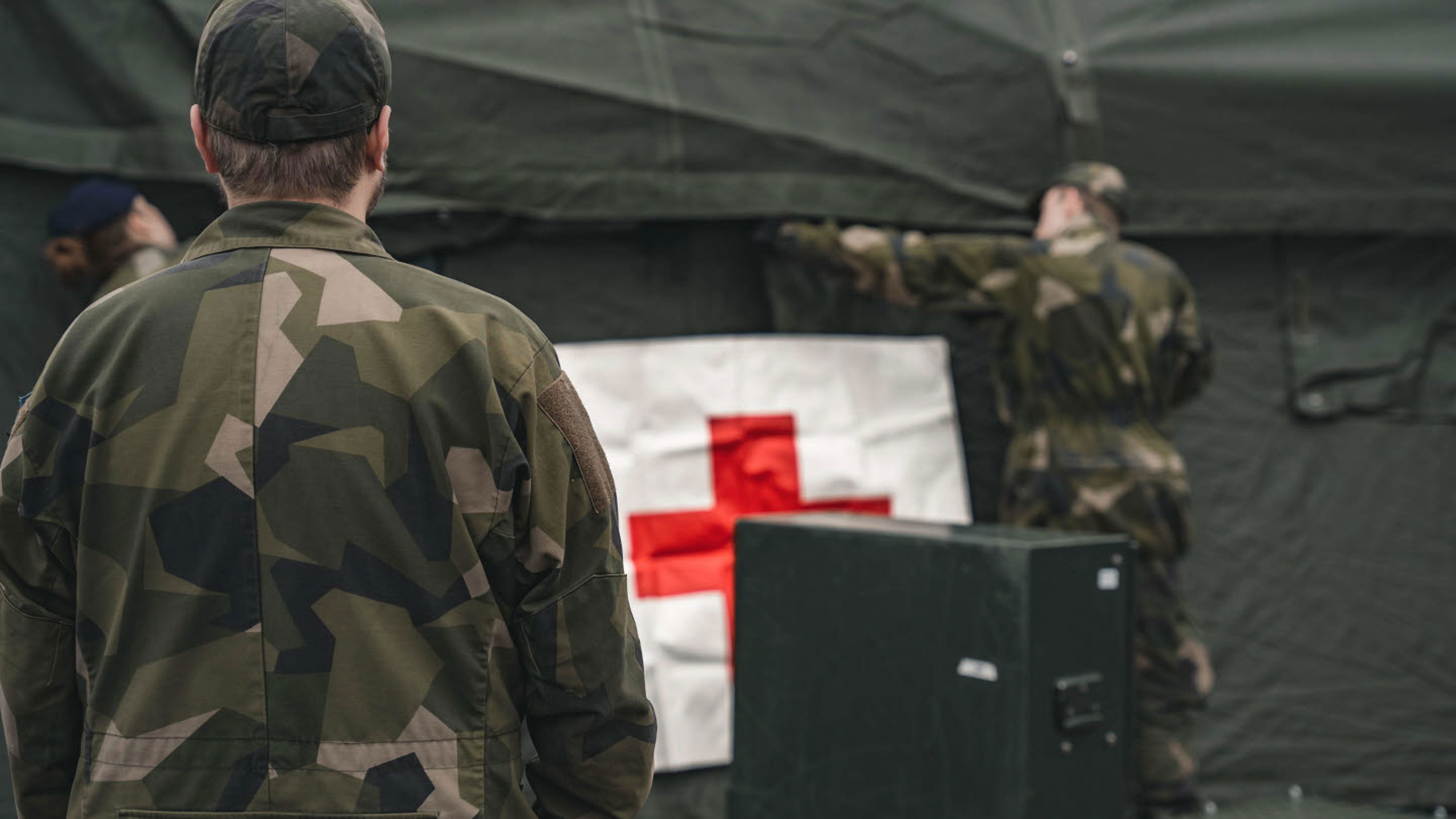 FÖMEDC sjukvårdstält.