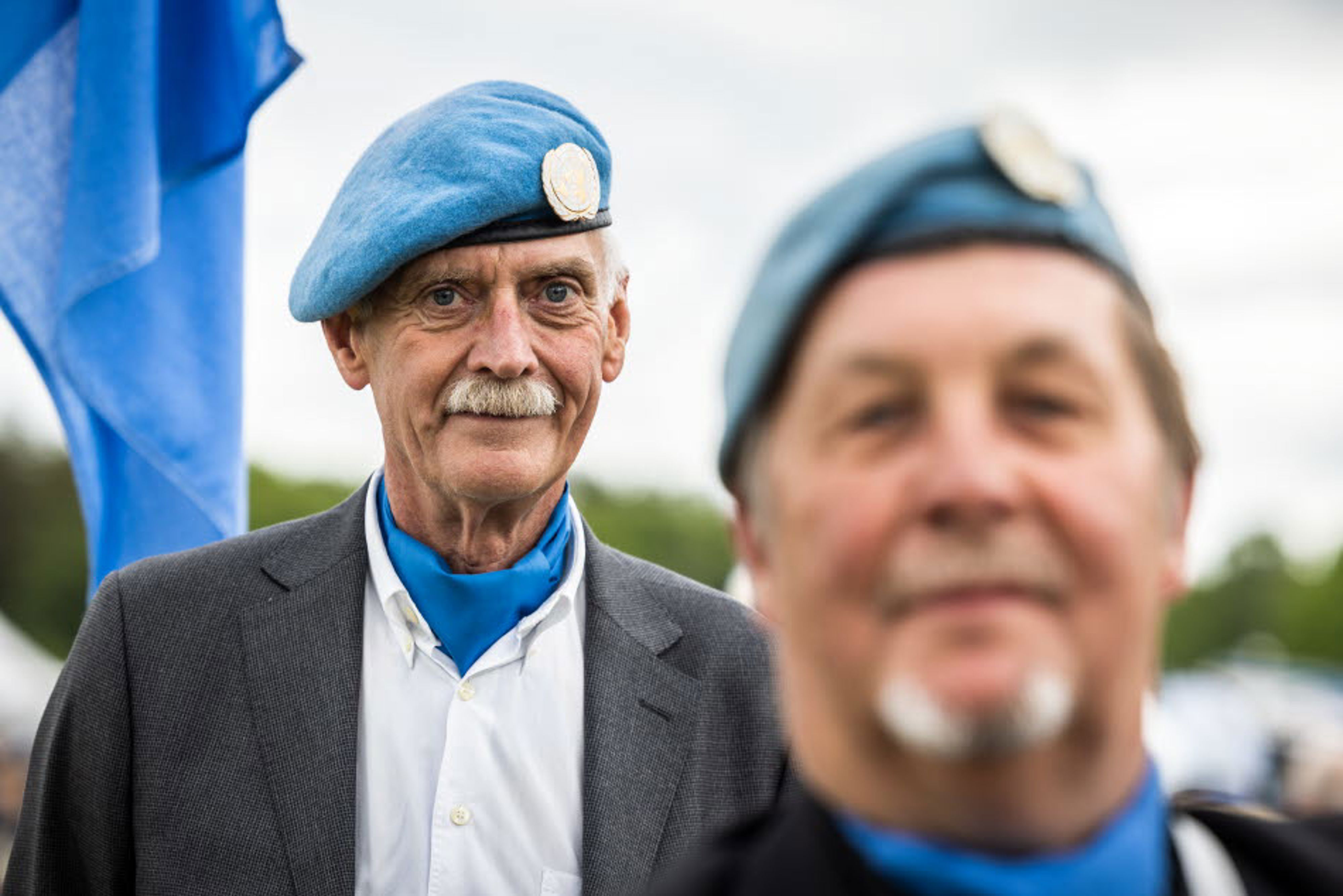 porträtt av gammal utlandsveteran