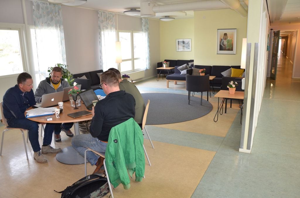 SWEDINT student hotel lounge