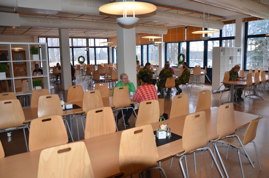 SWEDINT Dining hall.