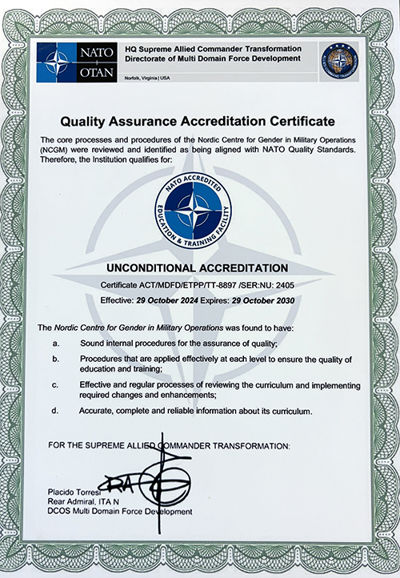 NCGM accreditation