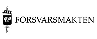 Försvarsmakten logotyp svartvit