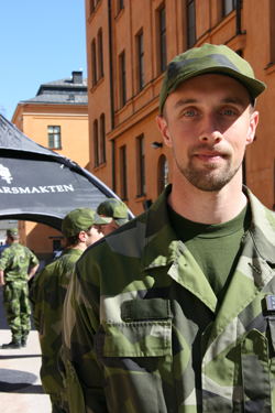 Max Ed har valt att fortsätta inom Försvarsmakten och siktar på en karriär som med officer.